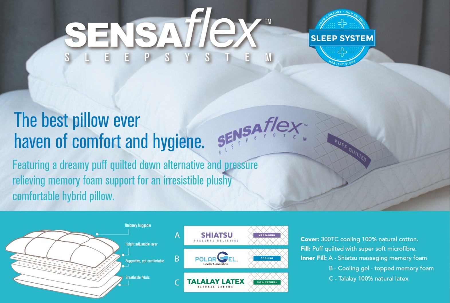 Sensaflex Gel Pillow