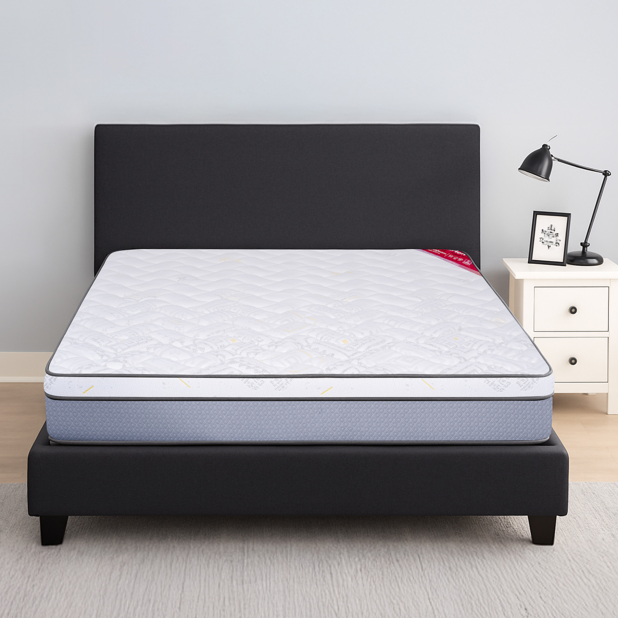 Kurlon SpringRest Pocket Premium Mattress | Pocket Spring Mattress | Medium Firm Support | HR Foam, Natural Latex, Memory Foam | Twin Size Mattress| 200Lx120Wx25H Cms |  10 Yrs Warranty