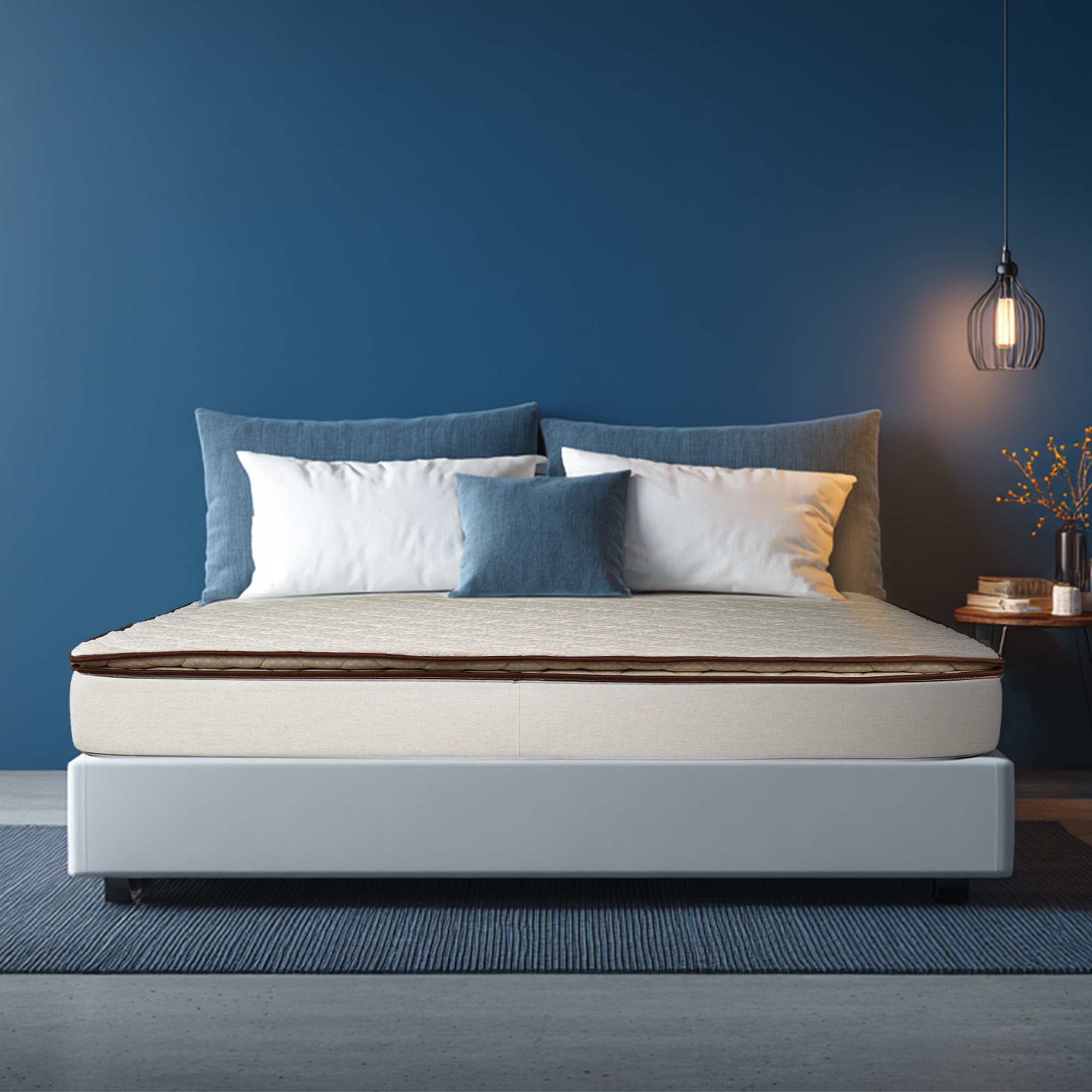 Sleepwell Executive Pocket Spring | Soft  Resitec Foam | Pocket Spring Mattress | Orthopedic Mattress | Neem Fresche Technology | Super King Size 200L x 200W x 25H cm | 10 Nights Trial
